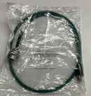 Mencom MDE45B-4FR-RJ45S-2-1M M12 Female Receptacle to Male RJ45 Male 4P-5