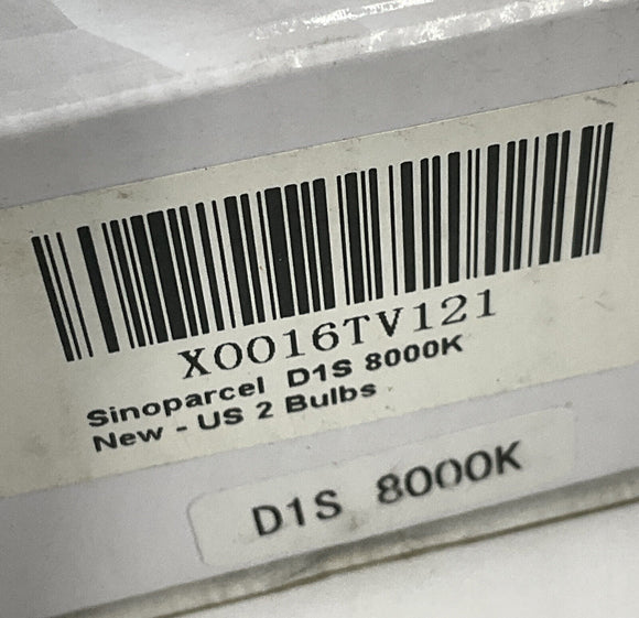 Sinoparcel D1S Xenon HID Headlights Bulbs 8000K 35/55W  12/24V  2 Pack