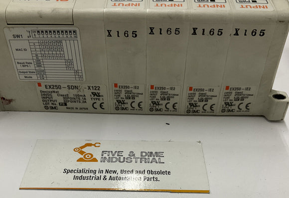 SMC EX250-SDN1-X122 Devicenet IE2 Input Modules  8 Various Valves