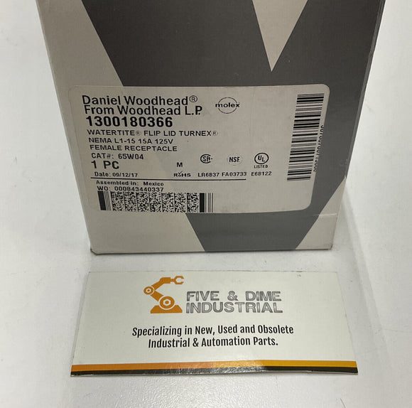 Woodhead 1300180366 Watertite Flip Lid Receptible