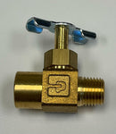 Parker NV-108P-4 1/4" NPT Male / Female Needle Valve-1