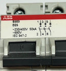 ABB S503-D25 Heavy Duty Circuit Breaker 2CCF011748R0001 3 Pole 25A-6