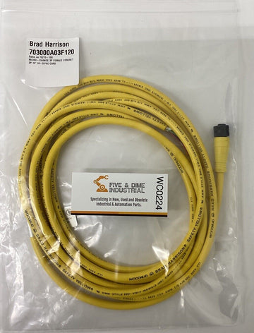 Brad Harrison 703000A03F120 / 70215-18G  3P, 12''  Cordset