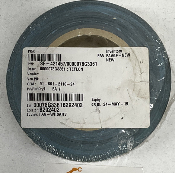 Chemfab Chemstik 700-5A Adhesive Ptfe Coated Fabric 33 Meter Roll X 40mm