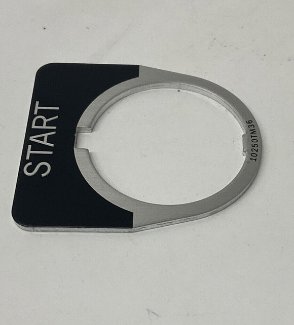 Eaton 10250TM33 Start Legend Plate. Pkg of 5