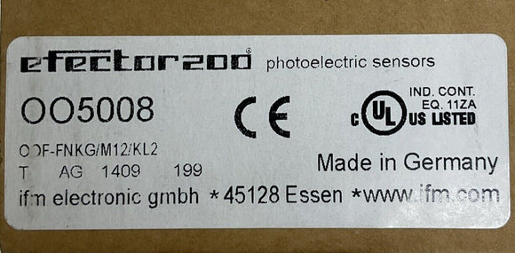 IFM Efector OO5008 Fiber Optic Sensor Switching Amplifier