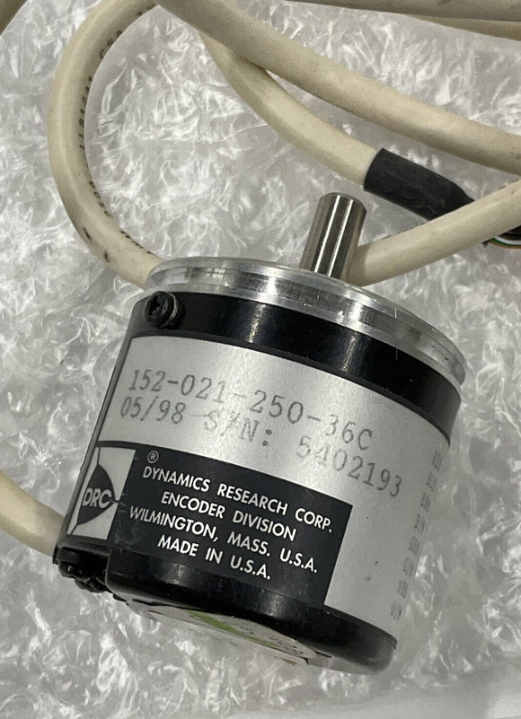 Dynamics Research 152-021-250-36C Motor Encoder