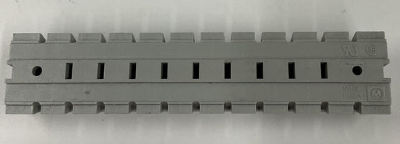 Marathon Electric 0987-RZ-TC-12 Panel Barrier Terminal Block. 12 Position.