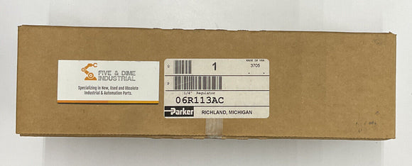 Parker 06R113AC Regulator 250 Psi 3705