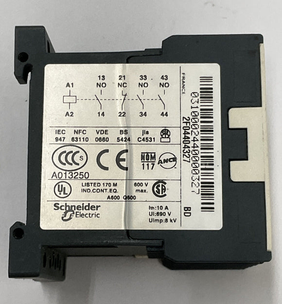 Telemecanique CA3KN-31BD 24VDC Contactor 600V 3/NO 1/NC
