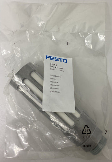 Festo U-3/4-B / 6845 Pneumatic Muffler G3/4