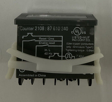 Crouzet 2108:87610340 LCD Panel Meter 4-30 Vdc - 0