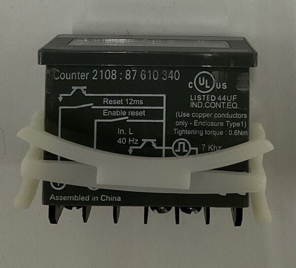 Crouzet 2108:87610340 LCD Panel Meter 4-30 Vdc