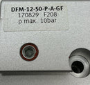 Festo DFM-12-50-P-A-GF Pneumatic Guided Cylinder 12mm Bore, 50mm Stroke 170829-3