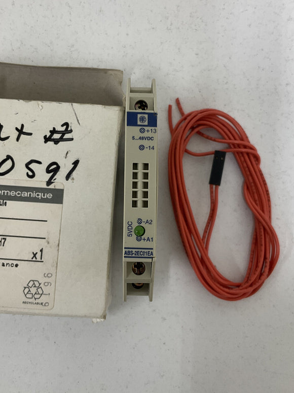 Telemecanique ABS 2EC01EAH7  Opto Coupler Module 5 Vdc