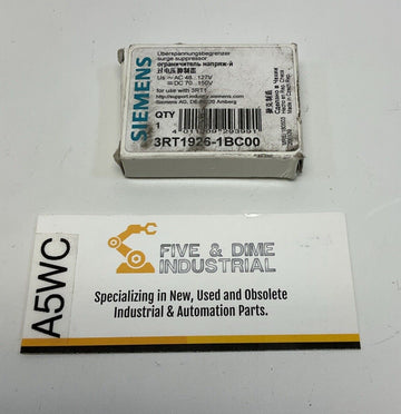 Siemens 3RT1926-1BC00 Surge Suppressor 48-127 VAC 70-150 VDC