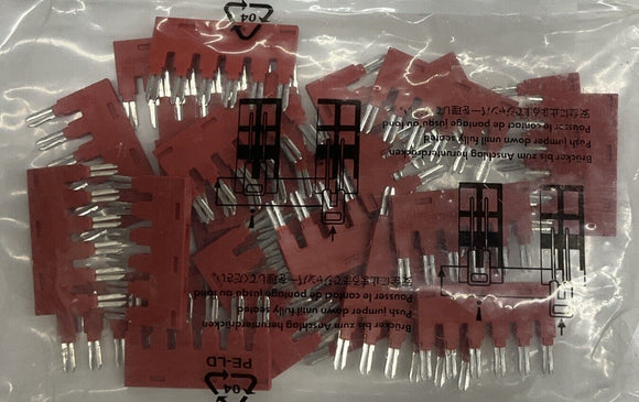 Wago 859-406/000-005 Push-in Type Jumper Bar 6-Pin Lot of 25