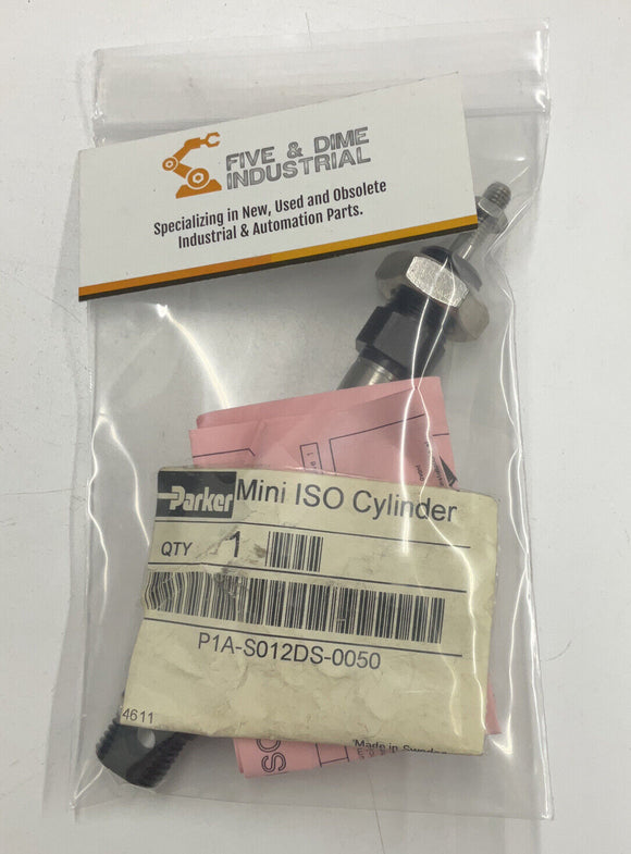 Parker P1A-S012DS-0050 Mini ISO Cylinder 12mm Bore 50mm Stroke