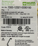 Murr Elektronik 7000-12321-0330150 M12 3-Wire 90° Female Cable 1.5M-6