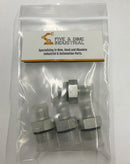 Eaton Weatherhead C5315X4X8  1/2" O-Ring Boss x 1/4" Male JIC. Lot of (4)-7