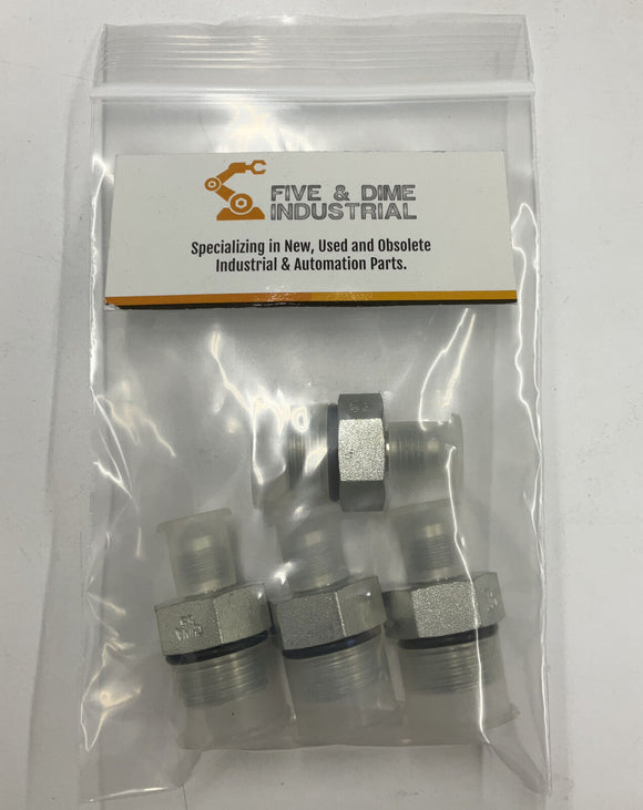 Eaton Weatherhead C5315X4X8  1/2" O-Ring Boss x 1/4" Male JIC. Lot of (4)