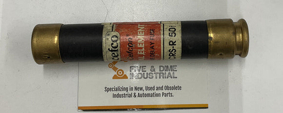 Cefcon CRS-R-50 Dual Element Fuse Lot of (2)