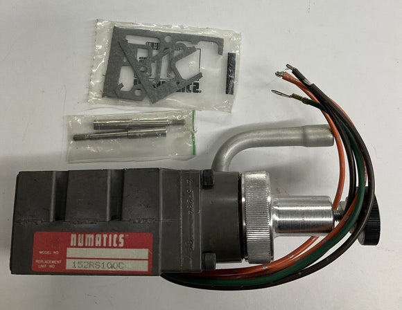 Numatics 152RS100C Pneumatic Valve w/ Gasket and Hardware