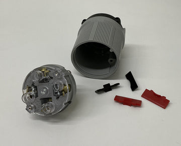 Cooper Arrow Hart Locking Plug Gray 20A/4P/4W - 0