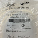Murr 7700-A4001-U1C1000 Mini 7/8" 4-Pole, Male Power Cable 10 Meters-6