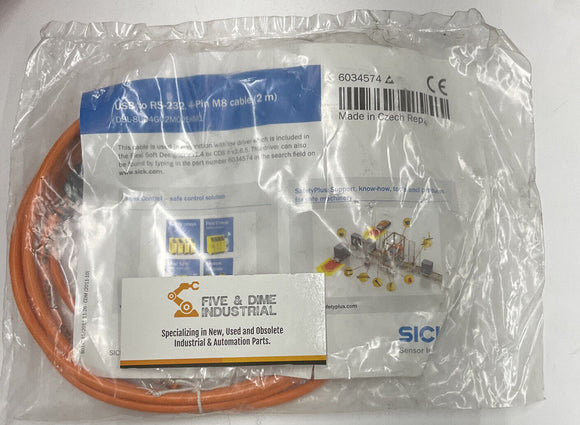 Sick DSL-8V04G02N025KM1 Sensor Switch Cable 6024574