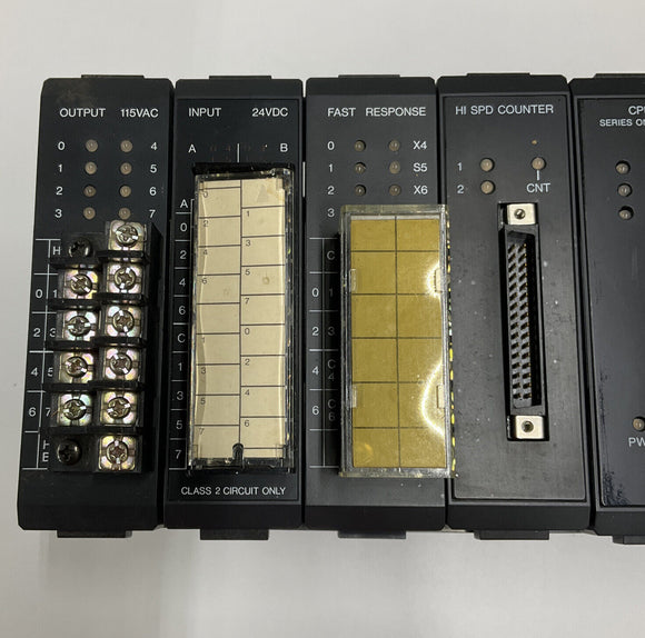 GE Fanuc IC610CPU106C 3.7K Ram w/ Modules & Timer Counter Setpoint Unit
