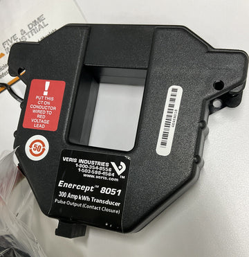 Veris T-VER-8051-300 Enercept H8000 Energy Meter 300A, 1-Phase - 0