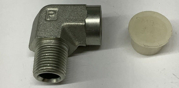 Parker 3/8-CD-5 3/8" Male/Female Street Elbow NPT