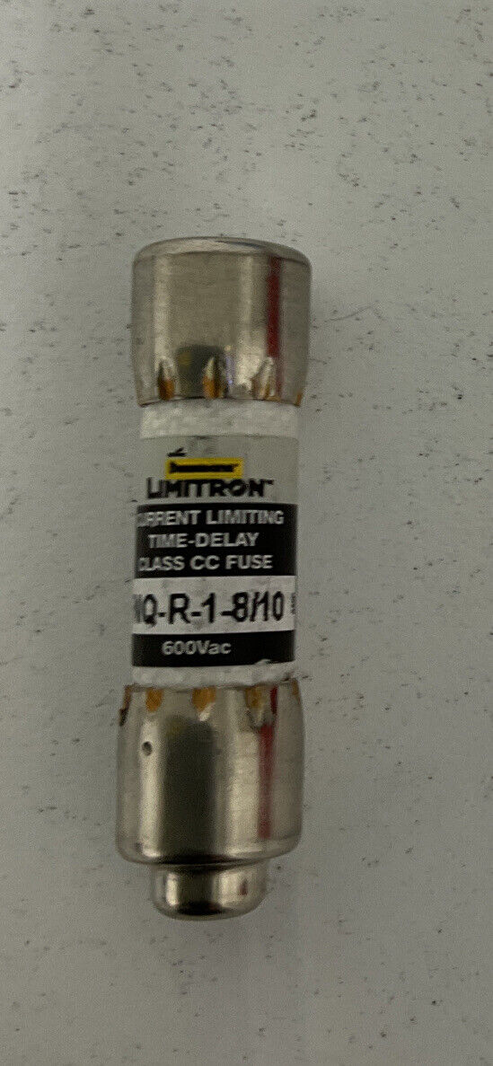 Bussmann Limitron  Lot of (2)  FNQ-R-1-8/10 Class CC Fuses  1-8/10 Amp