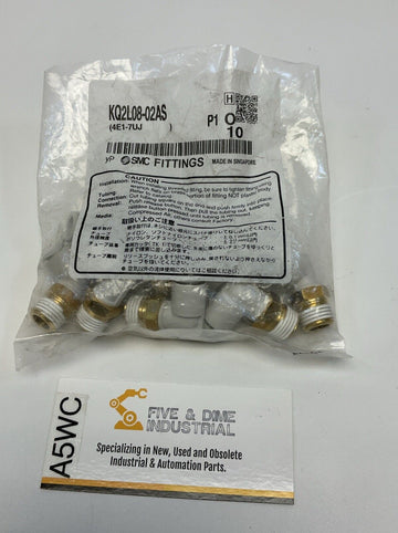 SMC KQ2L08-02AS Fittings  lot of 10