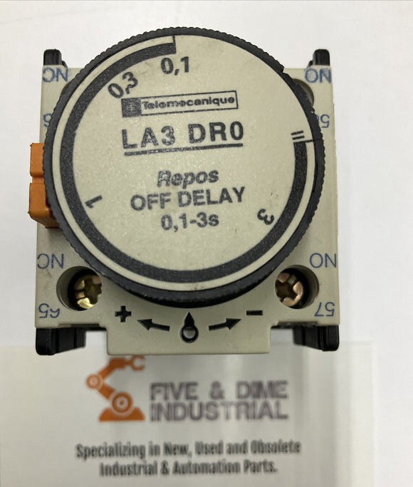Telemecanique LA3 DR2 Timer 0.1 - 30 Seconds