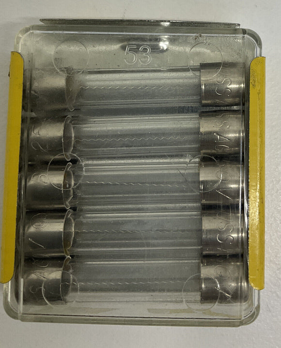 Bussmann Buss AGC-1/2 0.5 1/2 AMP Fuses  5 Pack