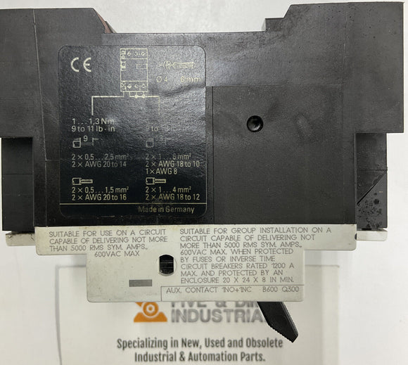 Siemens 3VU1300-1MM00 Circuit Breaker 10-16A