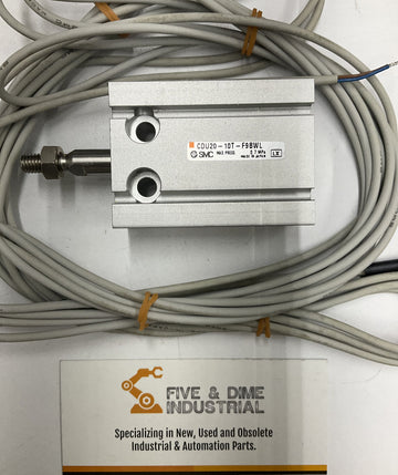 SMC CDU20-10T-F9BWL Cylinder with D-9BW Reed Switches - 0