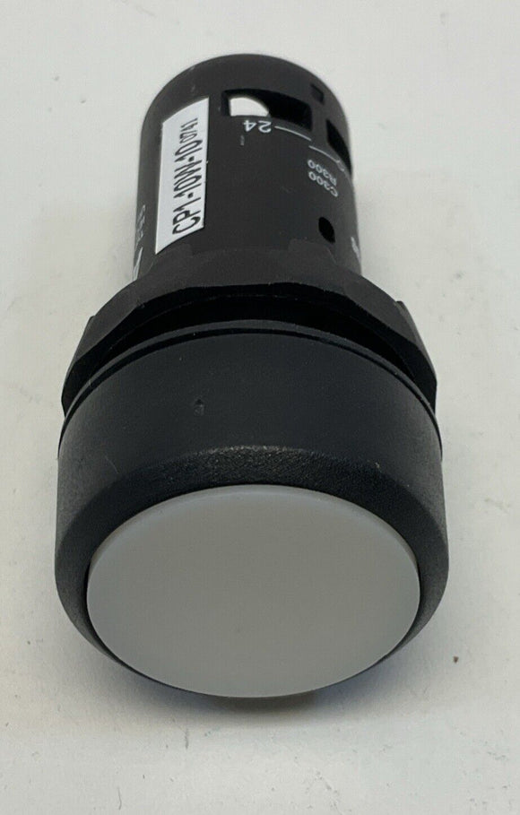 ABB CP110W-10 Non-Illuminated White Pushbutton Switch 230V