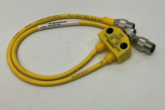Turck VB2-FKM 4.4/2SB 3T-0.3/0.3/CS12613 Cordset U-37789