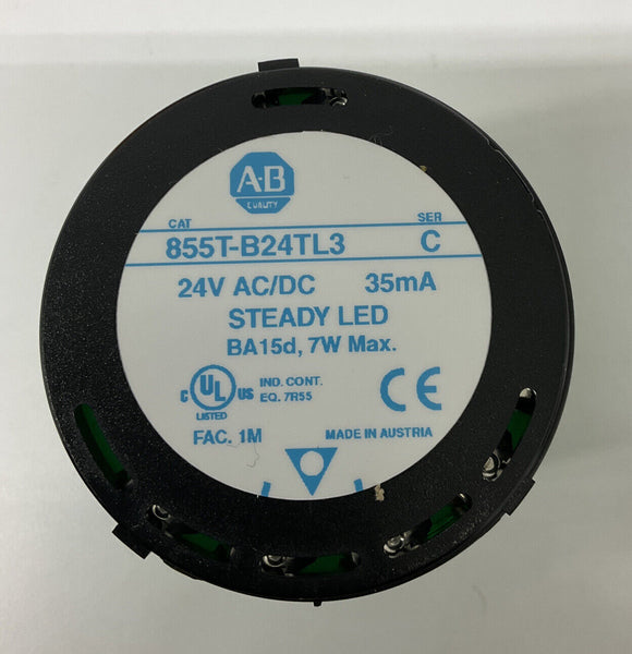 Allen Bradley 855T-DS2BVM Ser C  w/ Lights and Horn  24VAC/DC