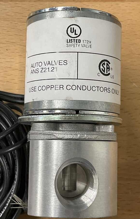 Honeywell V4046C-1120 3/8" 120V Magnetic Gas Valve 10' Leads