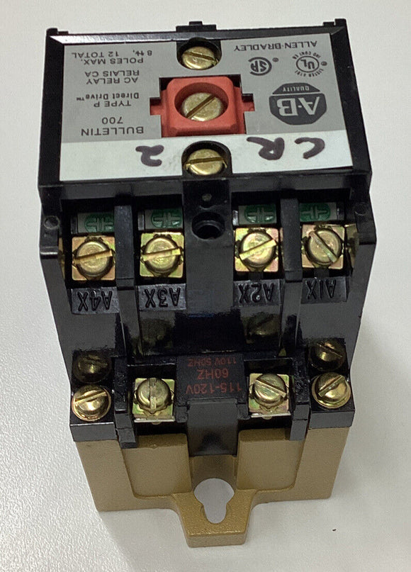 Allen Bradley 700-P400A1 Ser. B Control Relay 4-Pole