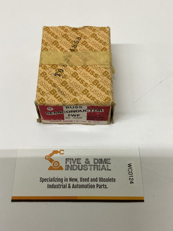 Bussmann Buss FWP-30 Semiconductor Fuses 700V, 30A Box of (10)