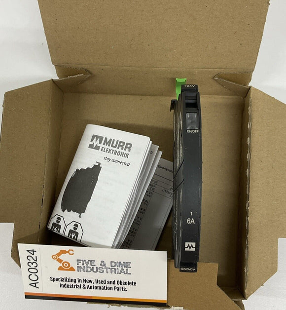 Murr 9000-41011-0600000 1-Channel Mico Pro Circuit Protection Module 6A