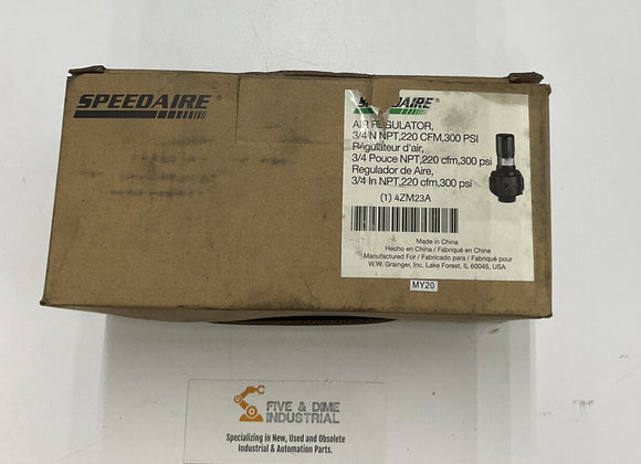 Speedaire 4ZM23A Regulator 3/4 Npt 220 Cfm 300 Psi