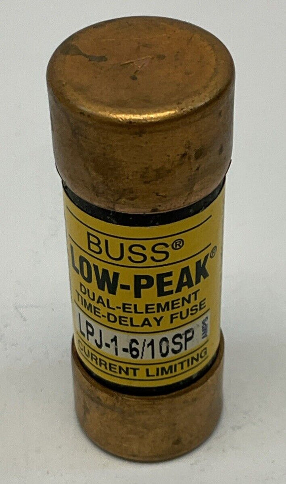 Bussmann LPJ-1-6/10SP Buss Lot of 4 Fuses 600V