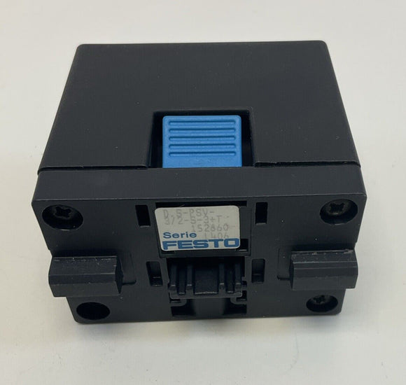 Festo 152860 3/2-Way Valve with Push Button, Normally Closed