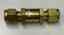 Swagelok Nupro B-4C-1/3 Brass Poppet Check Valve-5